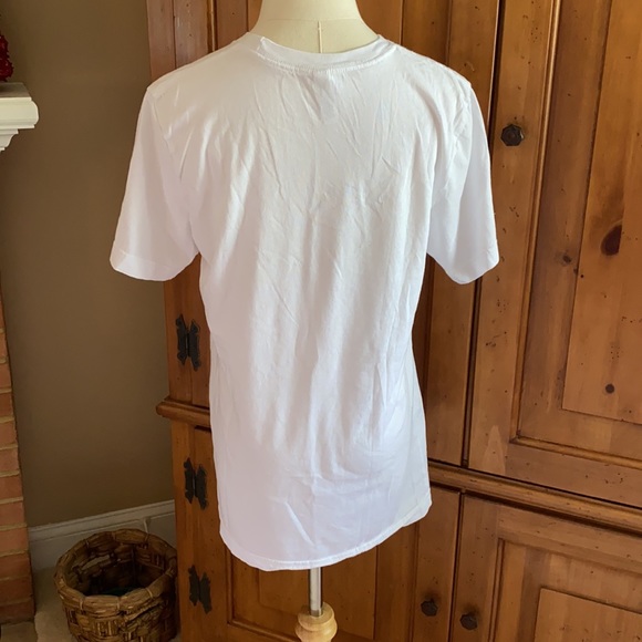 White vegan graphic tshirt - Picture 4 of 8